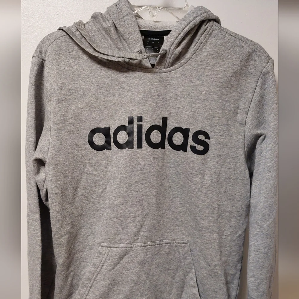 ADIDAS Gray Pullover Hoodie